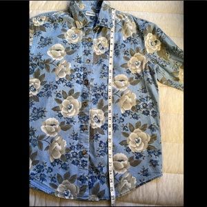 Vintage Y2K Cabin Creek Floral Button Down Shirt Size Medium